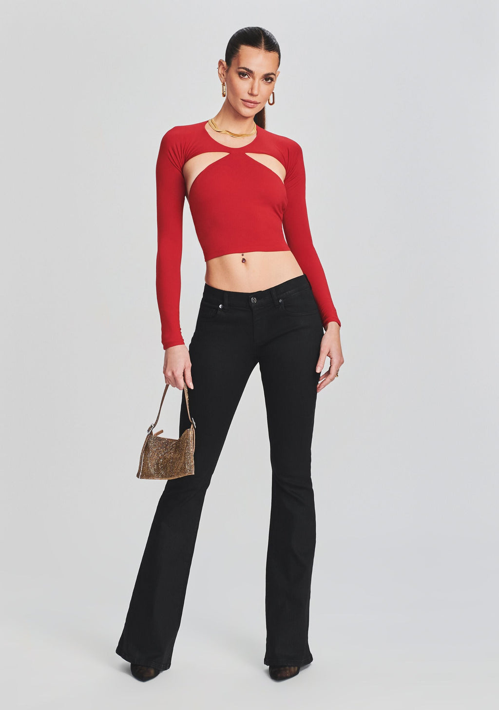 Demi Coated Denim Jean