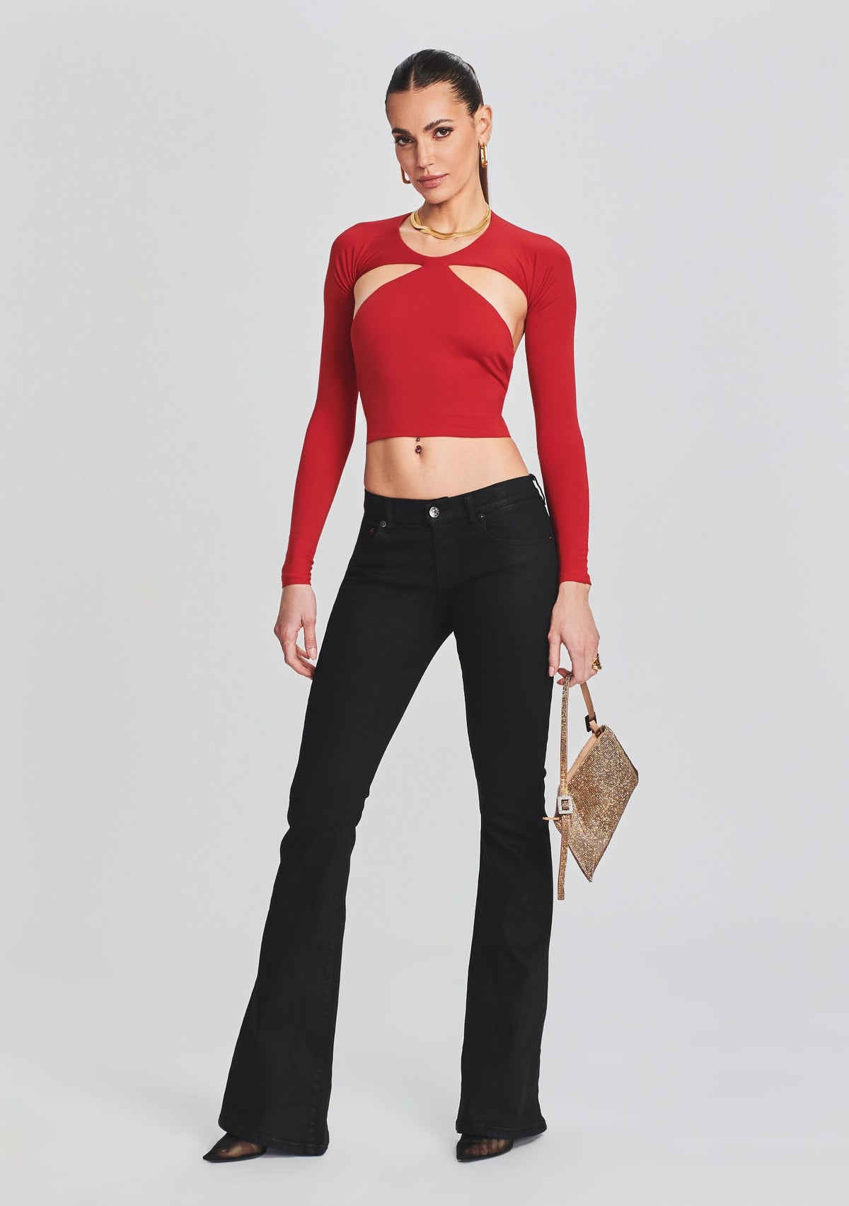 Demi Coated Denim Jean