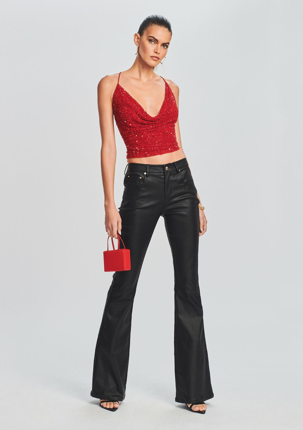 Laurel Coated Denim Pant