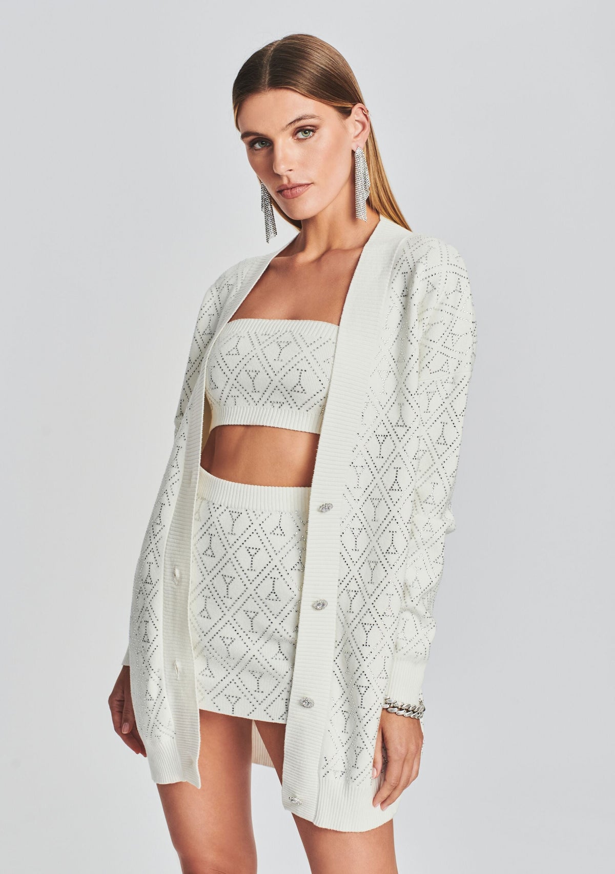 Tess Embellished Knit Cardigan