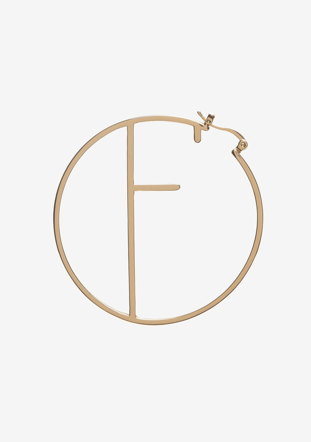 Hoop Letter Earring