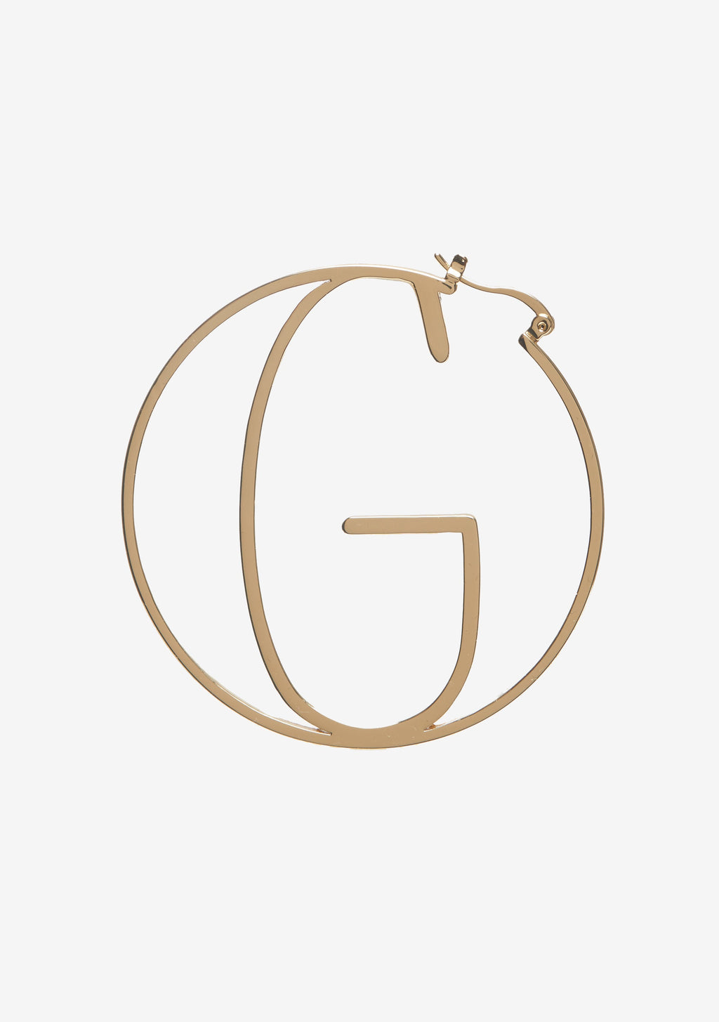 Hoop Letter Earring