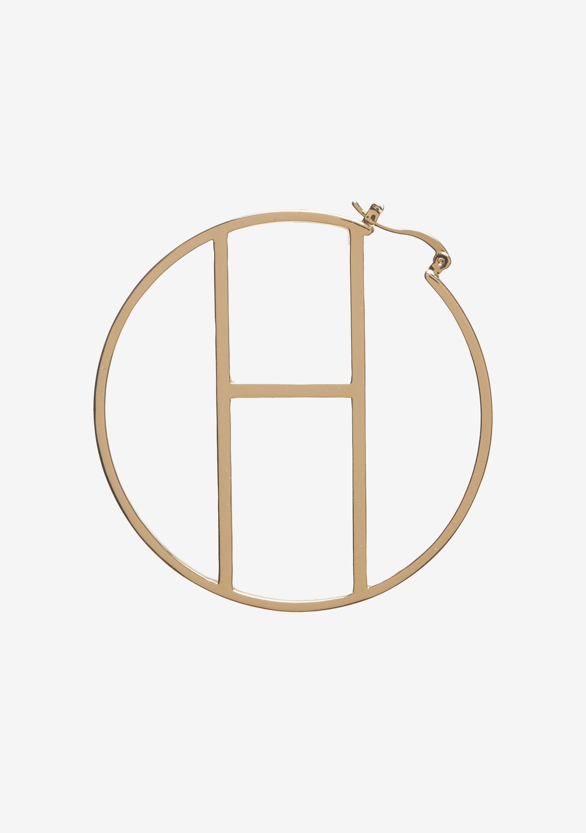 Hoop Letter Earring