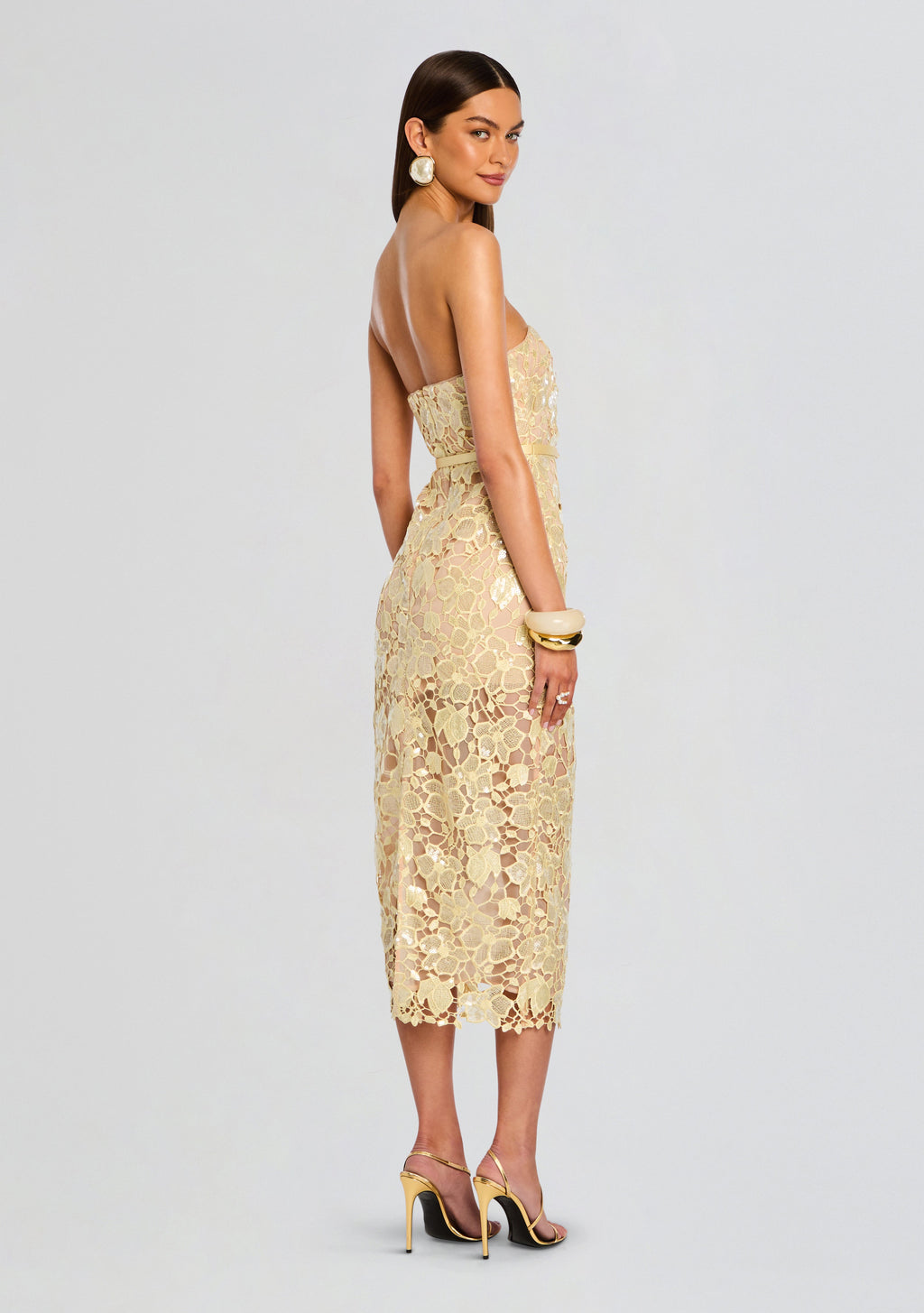 Rowena Sequin Lace Dress