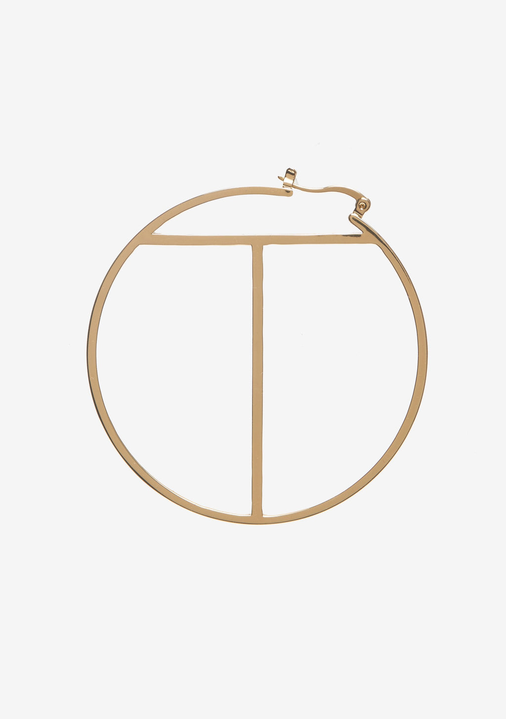 Hoop Letter Earring