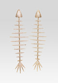 Bimini Crystal Fish Bone Earring